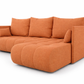 Corner Sofa Bed NESSA Terracotta