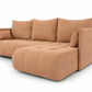 Corner Sofa Bed NESSA Muted Terracotta