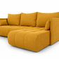 Corner Sofa Bed NESSA Mustard