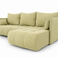 Corner Sofa Bed NESSA Light Olive