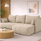 Corner Sofa Bed NESSA Greige