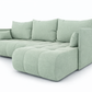 Corner Sofa Bed NESSA Mint Green
