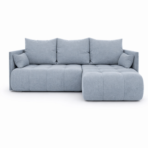 Corner Sofa Bed NESSA Light Dove Grey