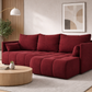 Corner Sofa Bed NESSA Ruby Red