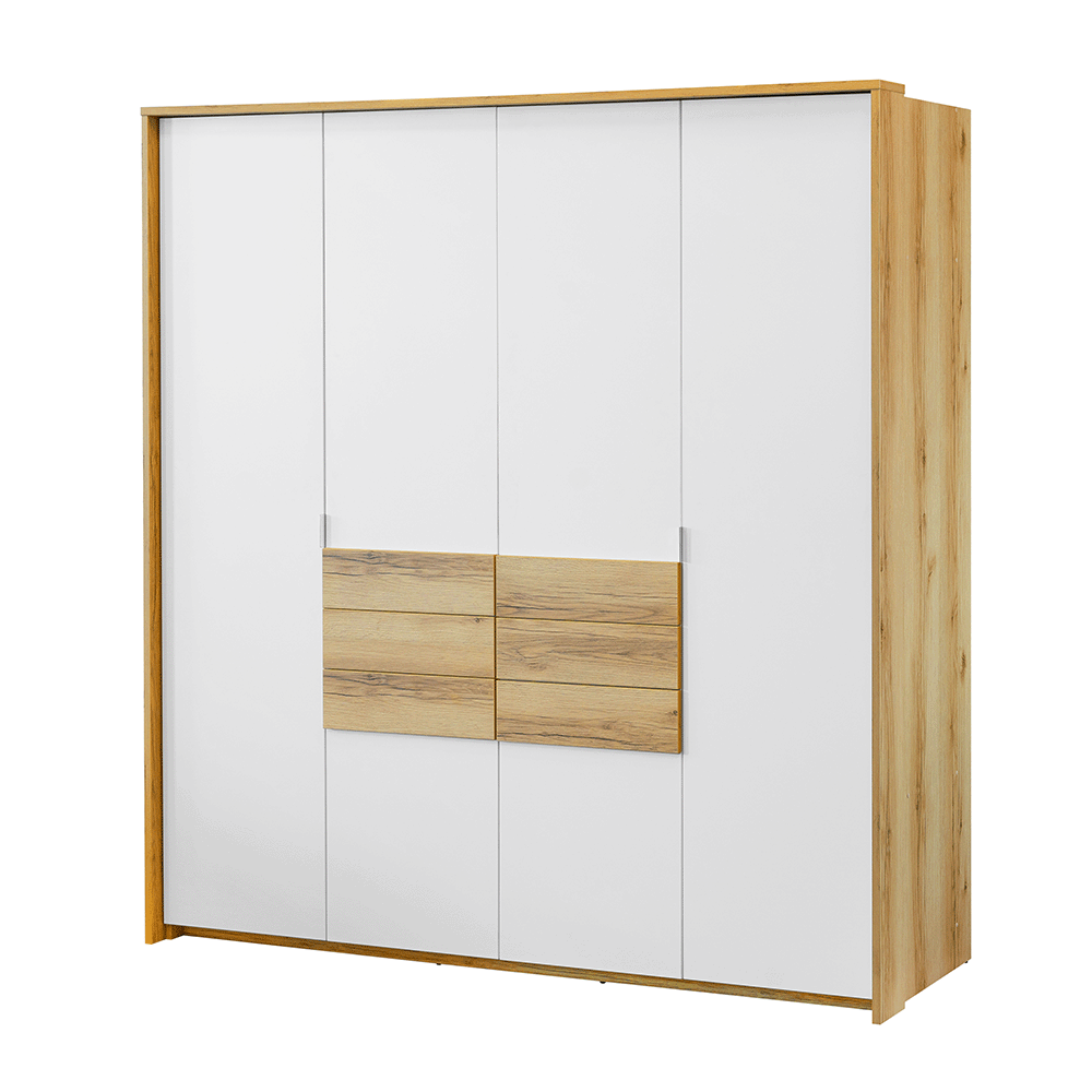 Wardrobe TRENTON 208 Grand Natural Oak / White