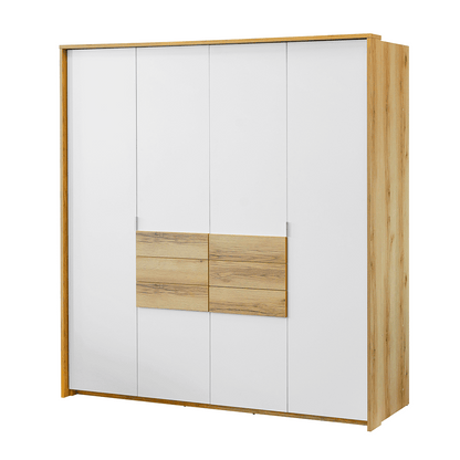 Wardrobe TRENTON 208 Grand Natural Oak / White