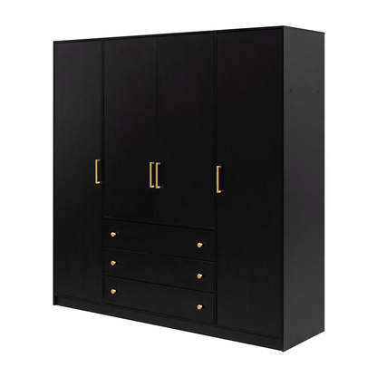 Wardrobe PRESTON D4 Black