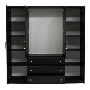 Wardrobe PRESTON D4 Black