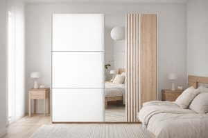 Wardrobe KINGSLEY 200 White