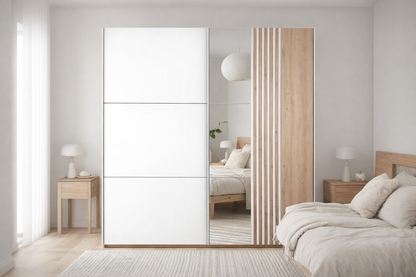 Wardrobe KINGSLEY 200 White