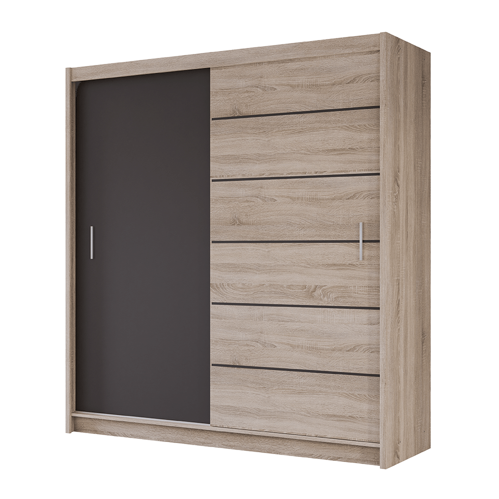GRAYSON 203cm Sliding Door Wardrobe