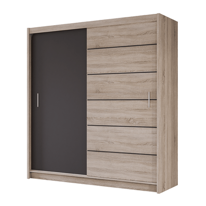 GRAYSON 203cm Sliding Door Wardrobe