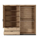 Wardrobe TALLY Oak Artisan / Grey