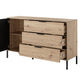 Sideboard D3S TALLY Oak Artisan / Grey