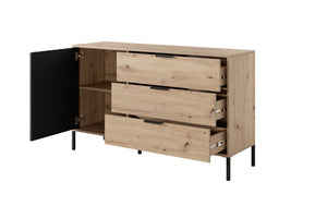 Sideboard D3S TALLY Oak Artisan / Grey