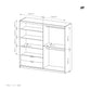 Wardrobe TALLY Oak Artisan / Grey
