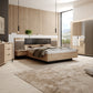 Wardrobe TALLY Oak Artisan / Grey