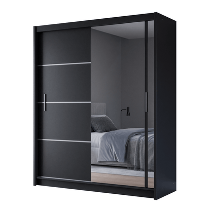 Wardrobe VISTA 180 Black