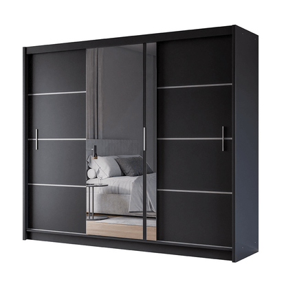 Wardrobe VISTA 250 Black