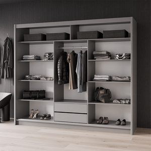 Wardrobe DERBY 250 Graphite