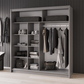 Graphite Mirrored Sliding Door Wardrobe 203cm – NORWICH
