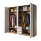 Wardrobe XELO White Matt / Oak Golden