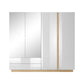 Wardrobe ARCO 220 White / White Gloss