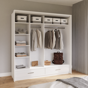 Sliding Door Wardrobe EPSOM 208 White