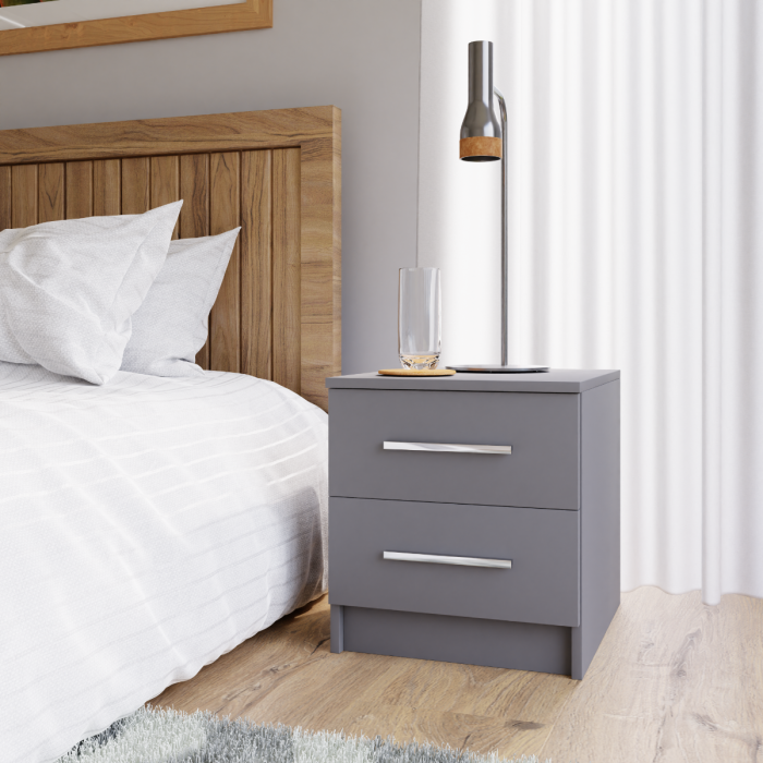 Bedside Table EPSOM Graphite