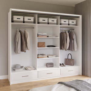Sliding Wardrobe EPSOM 255 White