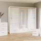 Sliding Wardrobe EPSOM 255 White