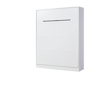 SPACEO Vertical Wall Bed 160x200 White / Black Handles