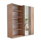 Oak Artistan Mirrored Sliding Door Wardrobe 200cm – KINGSLEY