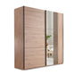 Oak Artistan Mirrored Sliding Door Wardrobe 200cm – KINGSLEY