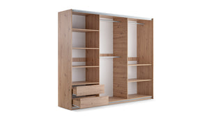 Wardrobe KINGSLEY 250 Oak Artisan