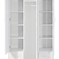 SPACEO Wardrobe 120 / Oak Artisan / Black Handles